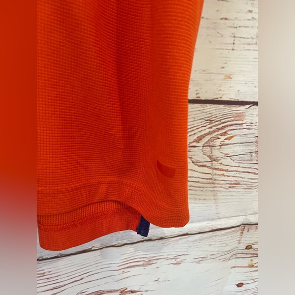 Nike Team Men’s Orange Polyester Lightweight Collard Polo Short Sleeve Shirt XL - Picture 2 of 8